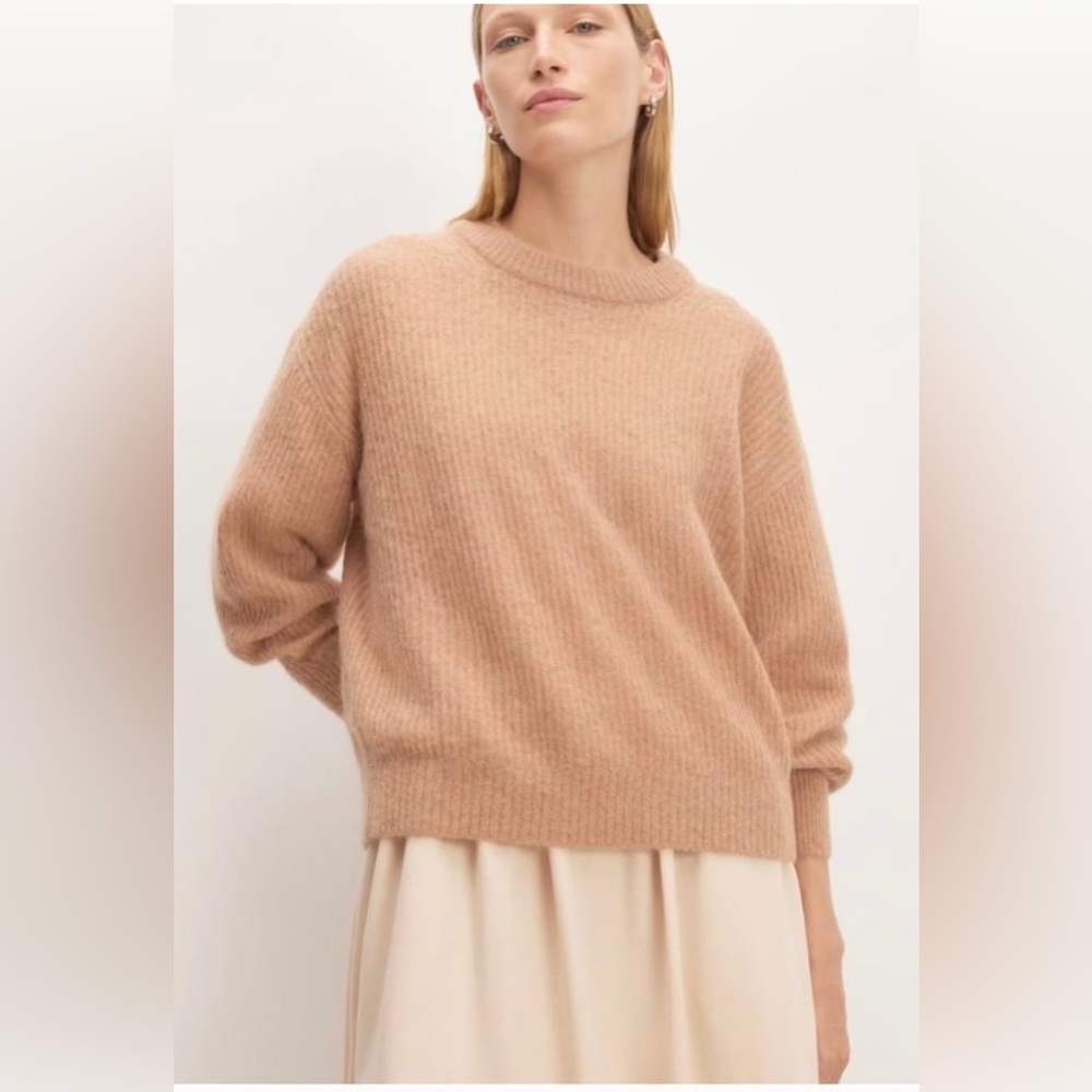 Everlane Cocoon Crew Alpaca Sweater Sz Small Loose‎ Fit